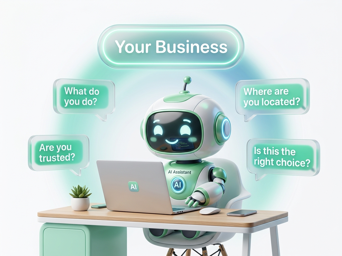 AI answer engine citation mentioning client business in ChatGPT and Gemini