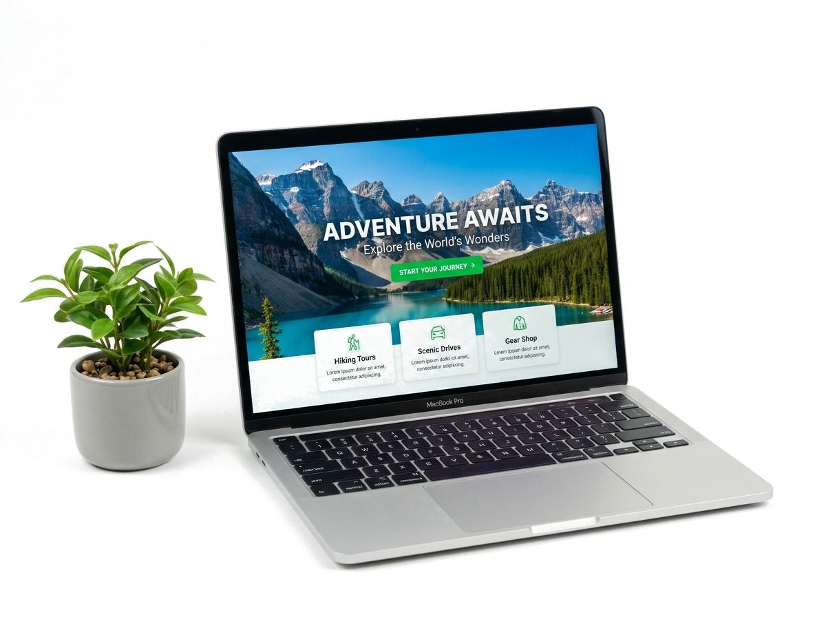 Responsive multi-device website mockup looking great on desktop and mobile